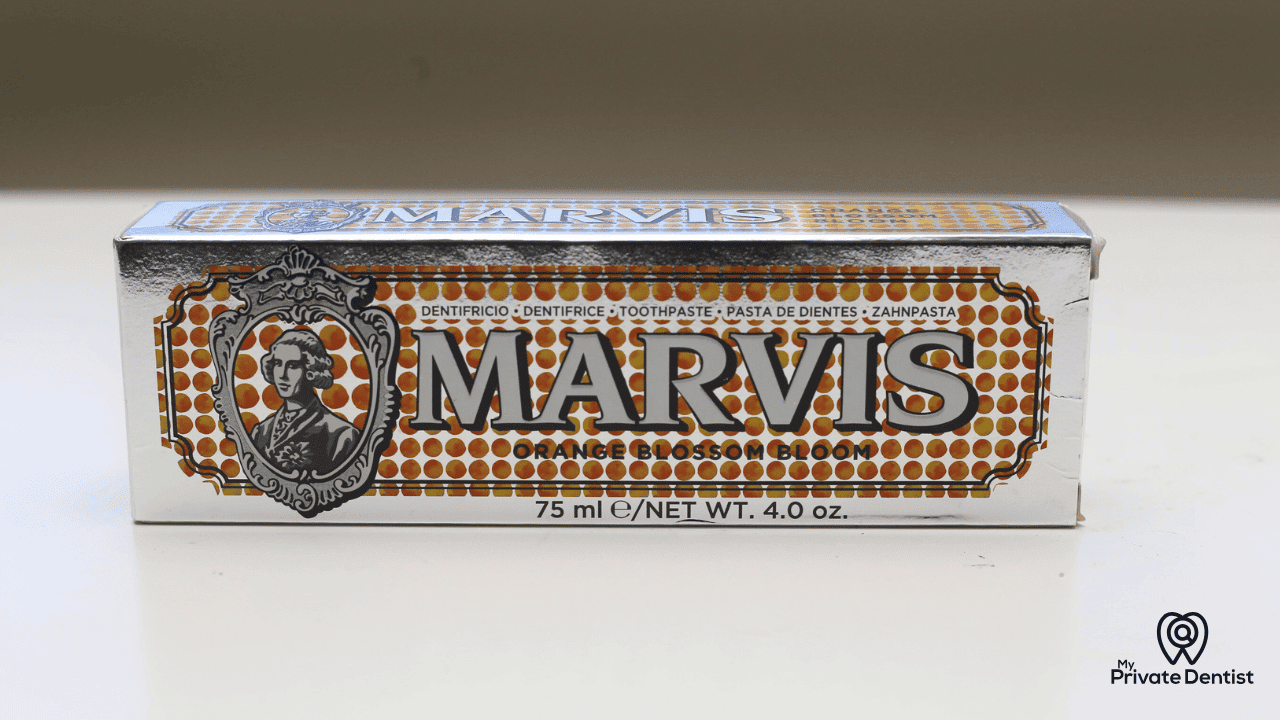 Marvis toothpaste packaging