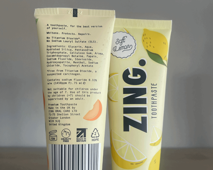 Zing toothpaste review