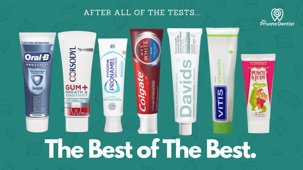 The 7 top picks , chosen by a dentist depending on every specific dental need. 